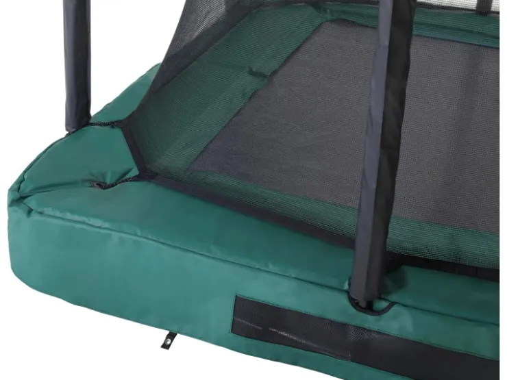 Salta Trampolin Premium Ground 214 cm x 153 cm Grün* Leitern