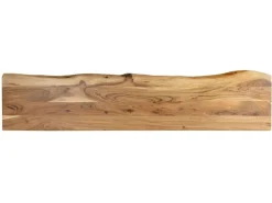 SAM Holzplatte Arya mit Echter Baumkante Einseitig 120 x 30 cm Akazienholz Natur* Regale Massivholz