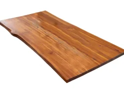 SAM Tischplatte Baumkante Akazie Cognac 140 x 80 cm Esra