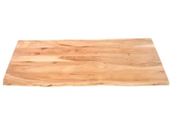 SAM Tischplatte Baumkante Akazie Natur 120 x 60 cm CURT* Wandregale|Regale Massivholz