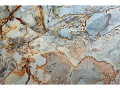 Sanders & Sanders Fototapete Marmor Beige und Blau 400 x 250 cm 612359