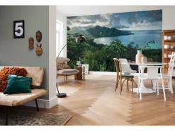 Sanders & Sanders Fototapete Tropische Insel Grün und Blau 450 x 280 cm 612698* Fototapeten