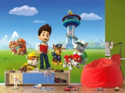 Sanders & Sanders Fototapete Paw Patrol Blau Grün und Rot 360 x 270 cm 600598* Fototapeten