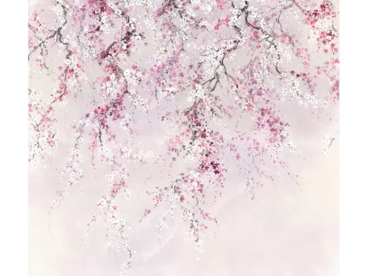 Sanders & Sanders Fototapete Kirschblüten Rosa 300 x 280 cm 612002