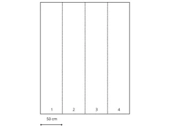 Sanders & Sanders Fototapete Art Deco Blau 200 x 280 cm 611819