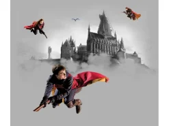 Sanders & Sanders Fototapete Harry Potter Hogwarts Grau und Rot 3 x 2,7 m 601188* Fototapeten