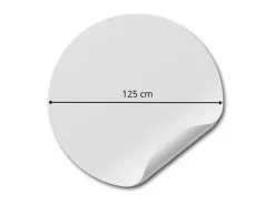 Sanders & Sanders Selbstklebende Runde Tapete Wal Türkis Ø 125 cm 611797