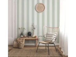 Sanders & Sanders Tapete Streifen und Beige 53 cm x 10.05 m* Dekorative Tapeten