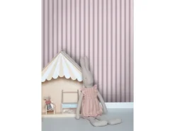 Sanders & Sanders Tapete Streifenmuster Lila 50 x 900 cm* Dekorative Tapeten