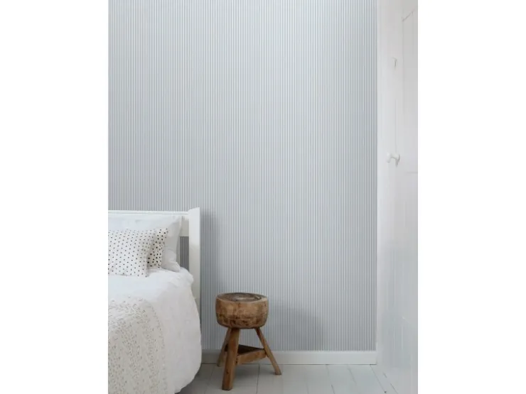 Sanders & Sanders Tapete Streifenmuster Grau 50 x 900 cm