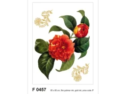 Sanders & Sanders Wandtattoo Blumen Rot und Grün 65 x 85 cm 600258* Wandtattoos
