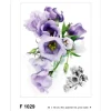 Sanders & Sanders Wandtattoo Blumen Lila 65 x 85 cm 600265* Wandtattoos