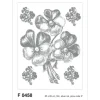 Sanders & Sanders Wandtattoo Blumen Grau 65 x 85 cm 600259