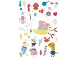 Sanders & Sanders Wandtattoo Peppa Wutz Multicolor 65 x 42.5 cm 601349* Wandtattoos