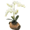 Sanders & Sanders Wandtattoo Blumen Braun Grün und Weiß 42,5 x 65 cm 600312* Wandtattoos
