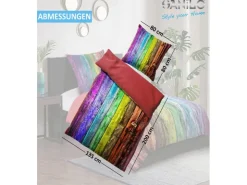 Sanilo Bettwäsche 2-teilig Rainbow