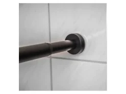 Sanilo Duschvorhangstange Schwarz 120-220 cm