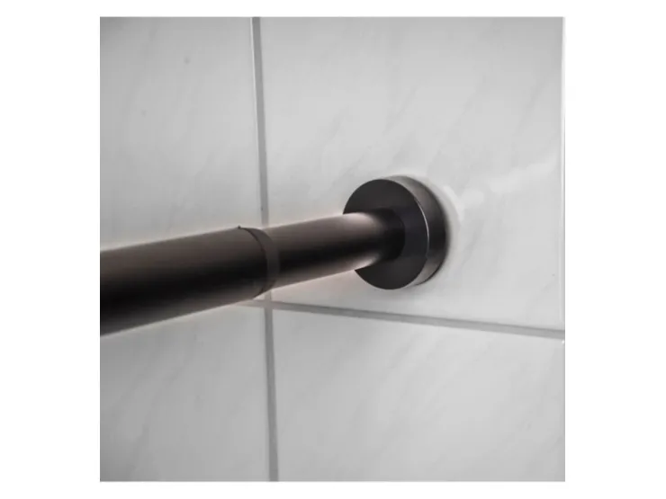 Sanilo Duschvorhangstange Schwarz 120-220 cm