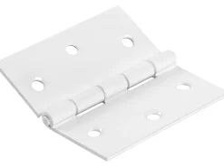 Scharnier Käntig Weiß Pulverbeschichtet 60 mm x 60 mm* Schränke