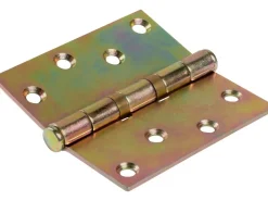 Scharnier mit losem Stift Gelb Verzinkt 90 mm x 90 mm* Stifte