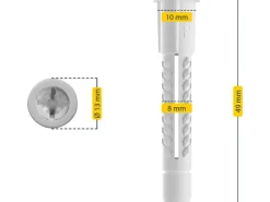Schellenberg Allzweckdübel-Set ø 8 mm x 49 mm 20 Stück* Raffrollos