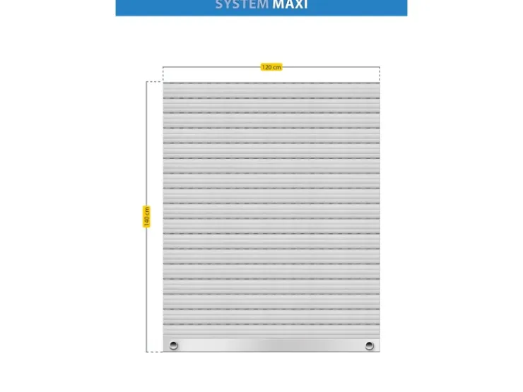 Schellenberg Rollladenpanzer Maxi PVC 140 cm x 120 cm