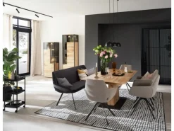 Schöner Wohnen Kollektion Schöner Wohnen Aluminium-Vorhangschienenset Emilia 1-läufig 230 cm Schwarz-Matt* Türvorhänge|Rollos
