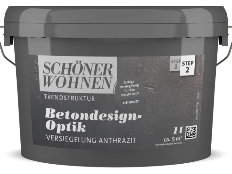 SCHÖNER WOHNEN-Farbe Schöner Wohnen Betondesign-Optik Versiegelung* Grundierung|Kreativfarben