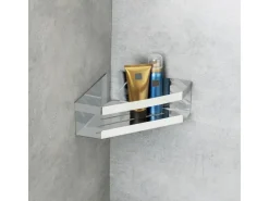 Schöner Wohnen Kollektion Schöner Wohnen Eckablage Meleto Glänzend aus Edelstahl