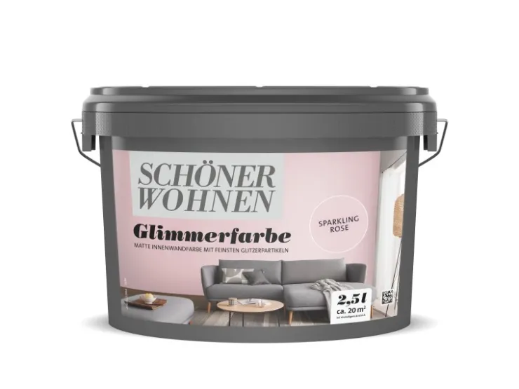 SCHÖNER WOHNEN-Farbe Schöner Wohnen Glimmerfarbe Sparkling 2,5 l* Kreativfarben