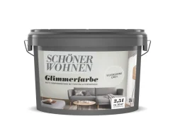 SCHÖNER WOHNEN-Farbe Schöner Wohnen GlimmerfarbeSilvershine Grey 2,5 l
