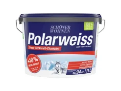 SCHÖNER WOHNEN-Farbe Schöner Wohnen Innen- und Wandfarbe Polarweiss Matt 11 l