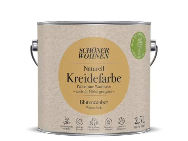SCHÖNER WOHNEN-Farbe Schöner Wohnen Naturell Kreidefarbe 2,5 l* Innenfarben