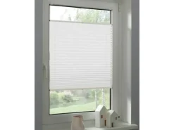 Schöner Wohnen Kollektion Schöner Wohnen Plissee Marla 60 cm x 130 cm Weiß* Rollos