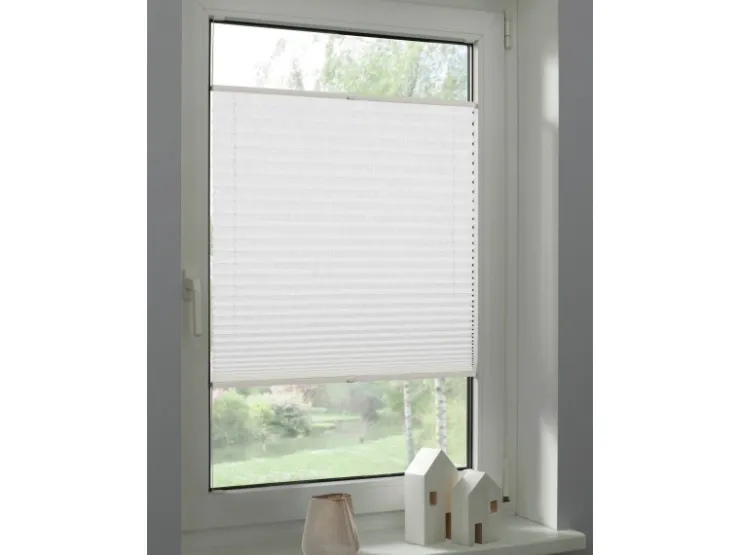 Schöner Wohnen Kollektion Schöner Wohnen Plissee Marla 60 cm x 130 cm Weiß* Rollos