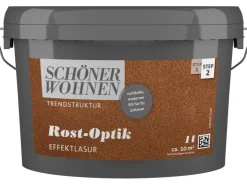 SCHÖNER WOHNEN-Farbe Schöner Wohnen Rost-Optik Effektlasur Rost 1 l* Kreativfarben