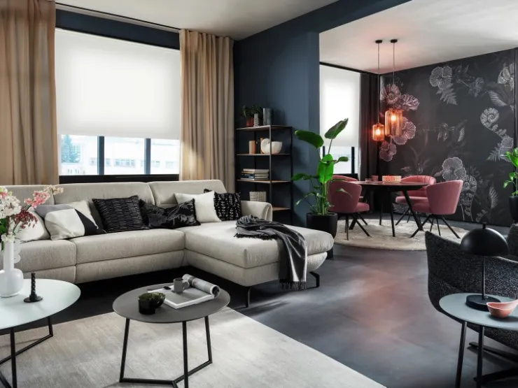 Schöner Wohnen Kollektion Schöner Wohnen Tageslicht-Rollo Tizia 75 cm x 150 cm* Raffrollos