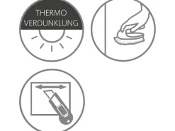 Schöner Wohnen Kollektion Schöner Wohnen Thermo-Rollo Martha 90 cm x 150 cm