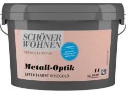 SCHÖNER WOHNEN-Farbe Schöner Wohnen Trendstruktur Metall-Optik 1 l