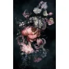 Schöner Wohnen Kollektion Schöner Wohnen Vliestapete 2 DD Floral Schwarz Rosa 270 x 159 cm FSC®* Fototapeten