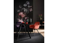 Schöner Wohnen Kollektion Schöner Wohnen Vliestapete 2 DD Floral Schwarz Rosa 270 x 159 cm FSC®* Fototapeten