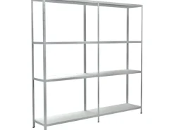 Schulte Set 1 Steckregal und 1 Anbauregal 180 cm x 180 cm x 35 cm