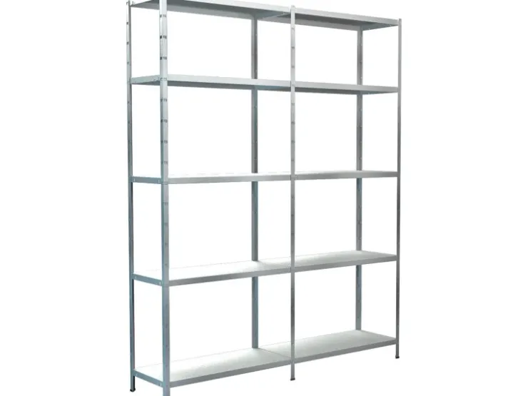 Schulte Set 1 Steckregal und 1 Anbauregal 200 cm x 160 cm x 35 cm* Büroregale
