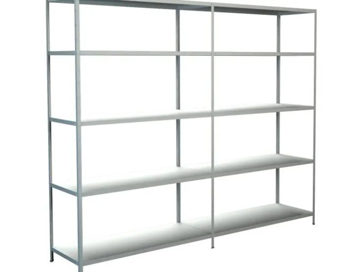 Schulte Set 1 Steckregal und 1 Anbauregal 200 cm x 240 cm x 50 cm