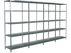 SCHULTE Regalwelt Schulte Steck-Grund- und 3 x Anbauregale 200 cm x 380 cm x 50 cm