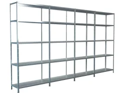 SCHULTE Regalwelt Schulte Steck-Grund- und 3 x Anbauregale 200 cm x 400 cm x 35 cm