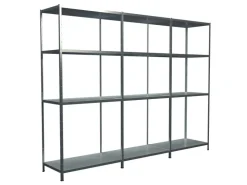 SCHULTE Regalwelt Schulte Steck-Grund- und 2 x Anbauregale 180 cm x 360 cm x 35 cm
