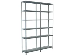 SCHULTE Regalwelt Schulte Steck-Grund-/Anbauregal 230 cm x 160 cm x 35 cm* Metallregale|Kellerregale