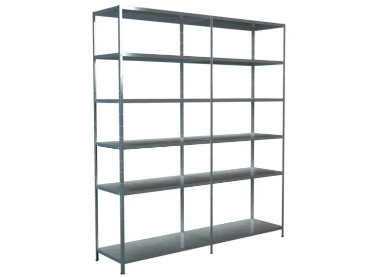 SCHULTE Regalwelt Schulte Steck-Grund-/Anbauregal 230 cm x 200 cm x 50 cm* Metallregale|Kellerregale