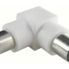Schwaiger Koax Winkeladapter 90°* TV-Wände